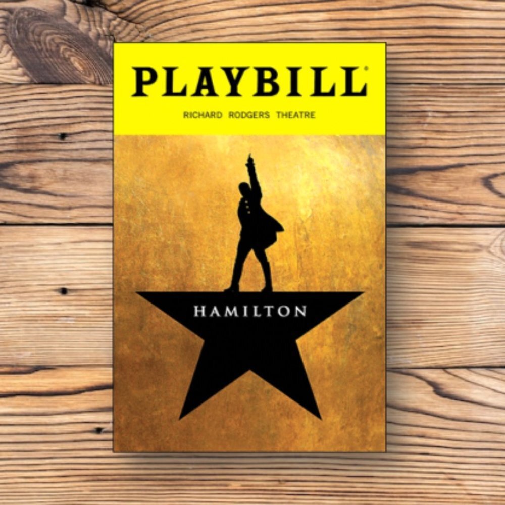 Hamilton Playbill Broadway Musical Refrigerator Fridge Locker Tool Box Magnet